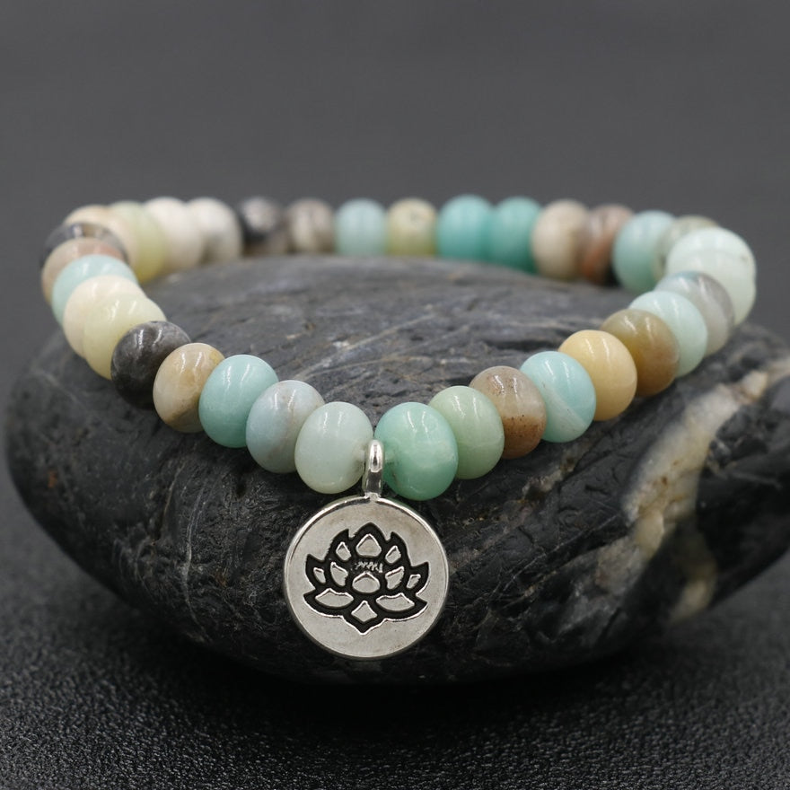 Pulseira de Pedras Naturais + Pingente