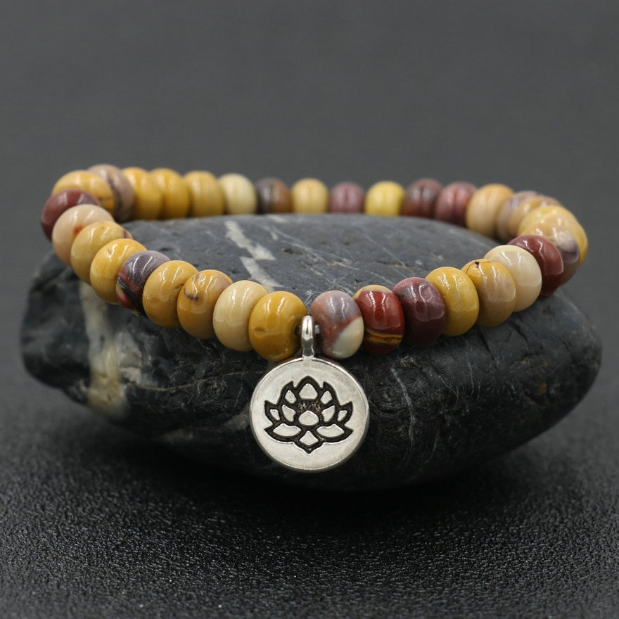 Pulseira de Pedras Naturais + Pingente