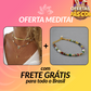 Kit Promocional - Colar Gargantilha Chic Perola e Cristal e Pulseira Finesse