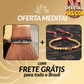 Kit Promocional - Conjunto Budista da Coragem e Pulseira Budista Contas Douradas