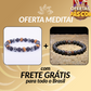 Kit Promocional - Pulseira da Proteção Tripla e Pulseira Tibetana Lava Vulcânica