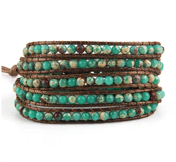 Pulseira Boho Chic de Pedras Naturais