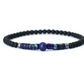 Pulseira Beads Men Fashion de Pedras Naturais