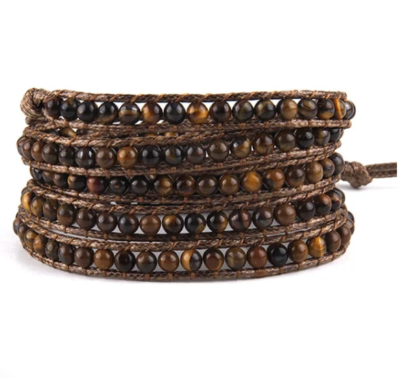 Pulseira Boho Chic de Pedras Naturais