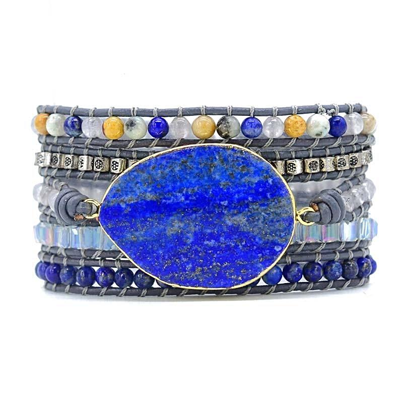 Pulseira Azul Oceano Lápis Lazúli - Nova Edição