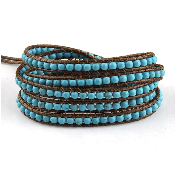 Pulseira Boho Chic de Pedras Naturais