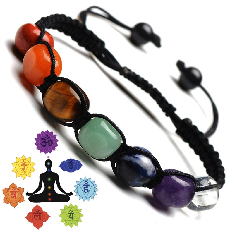 Pulseira Artesanal dos 7 Chakras