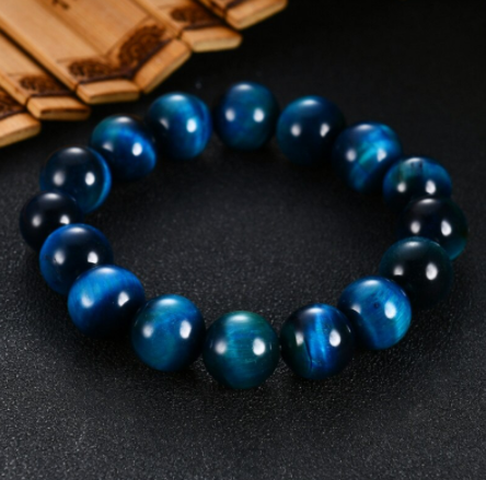 Pulseira Olho de Tigre Azul